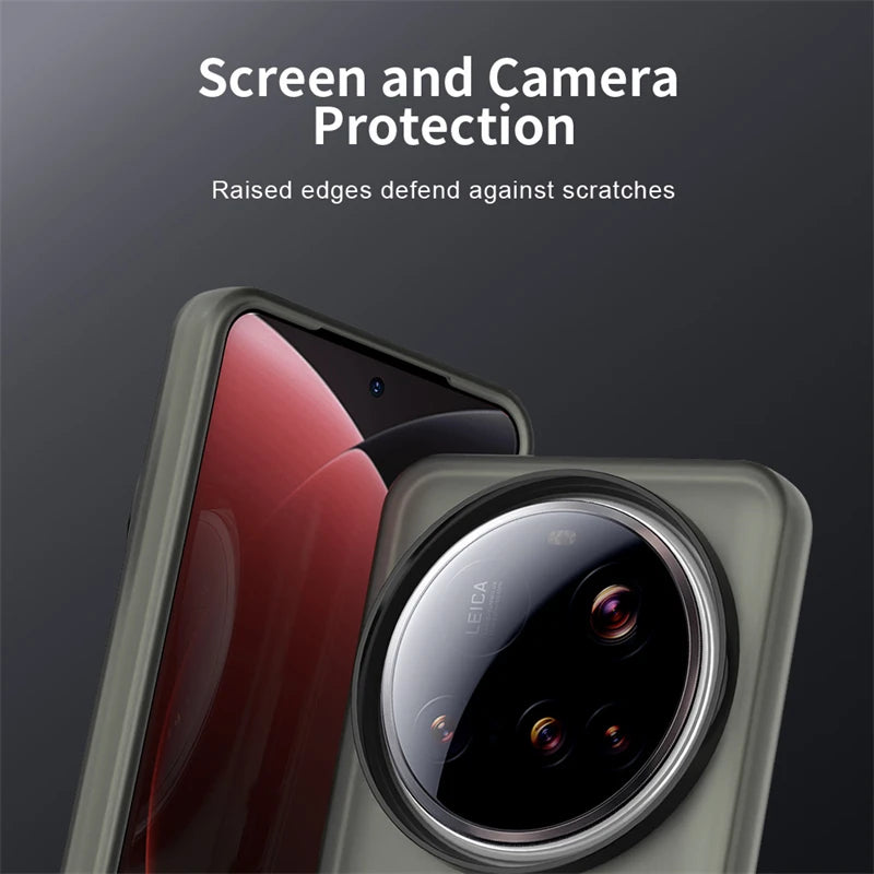 Luxury Frosted Silicone Case for Xiaomi 15 Ultra