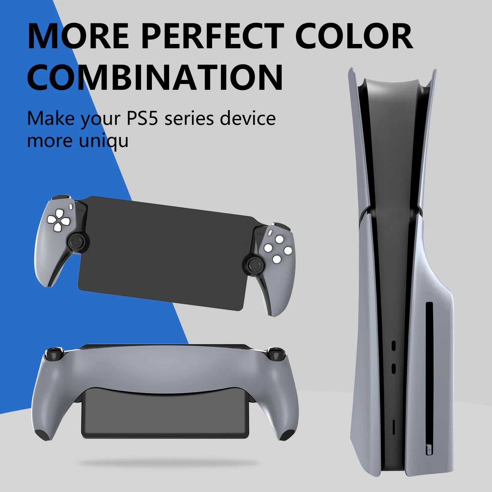 30th Anniversary Gray Replacement Shell for PlayStation Portal