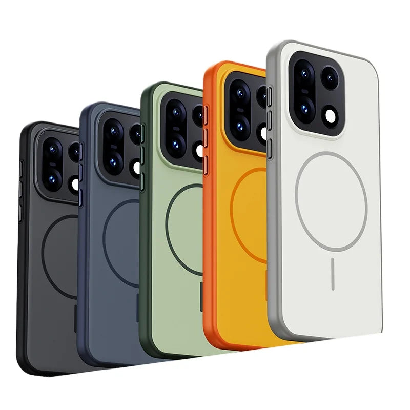 OnePlus 15 Matte Magnetic Case with Metal Buttons