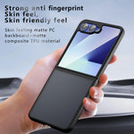 Airbag Shockproof TPU+PC Clear Matte Case for Samsung Galaxy Z Flip 7