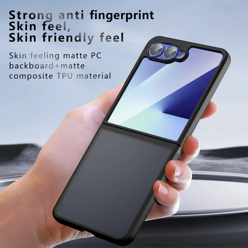 Airbag Shockproof TPU+PC Clear Matte Case for Samsung Galaxy Z Flip 7