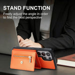 Detachable Magnetic Card Wallet Case with Shockproof Bumper for Samsung Galaxy S23 Ultra