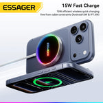 ESSAGER 15W Magnetic Wireless Charging Dock RGB