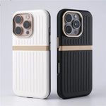 Elegant Suitcase Style PU Leather MagSafe Case for iPhone 16 Series