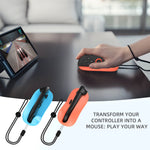 2-Pack Desktop Mouse-Style Grip Holders for Nintendo Switch 2 Joy-Con