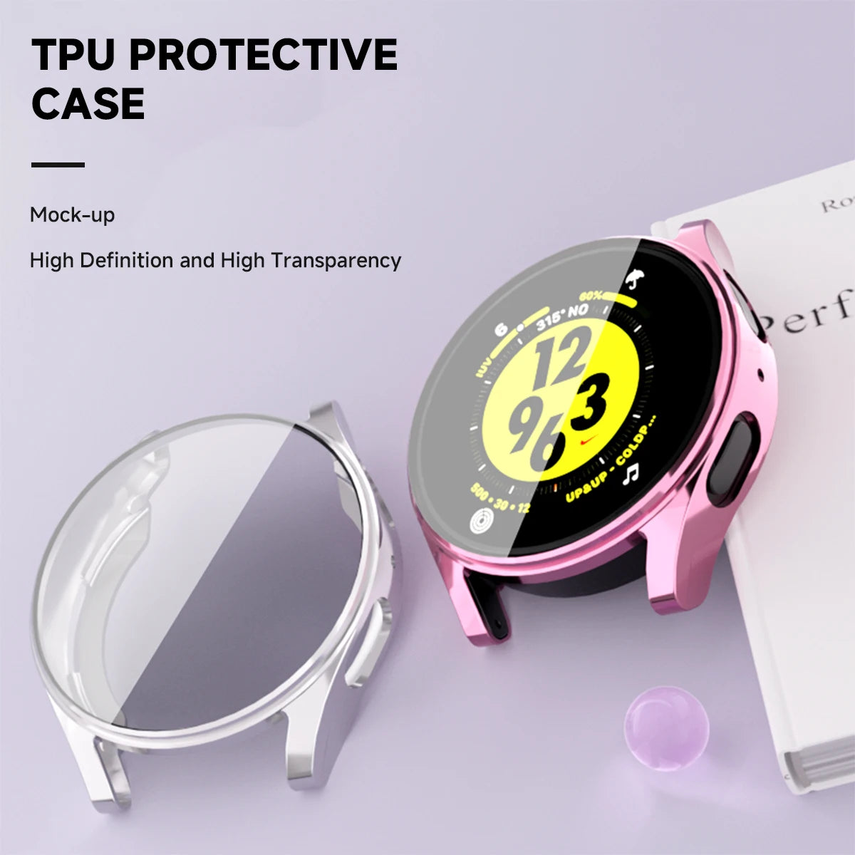 TPU Soft Case Film with Anti-Scratch Screen Protection for Samsung Galaxy Watch 7
