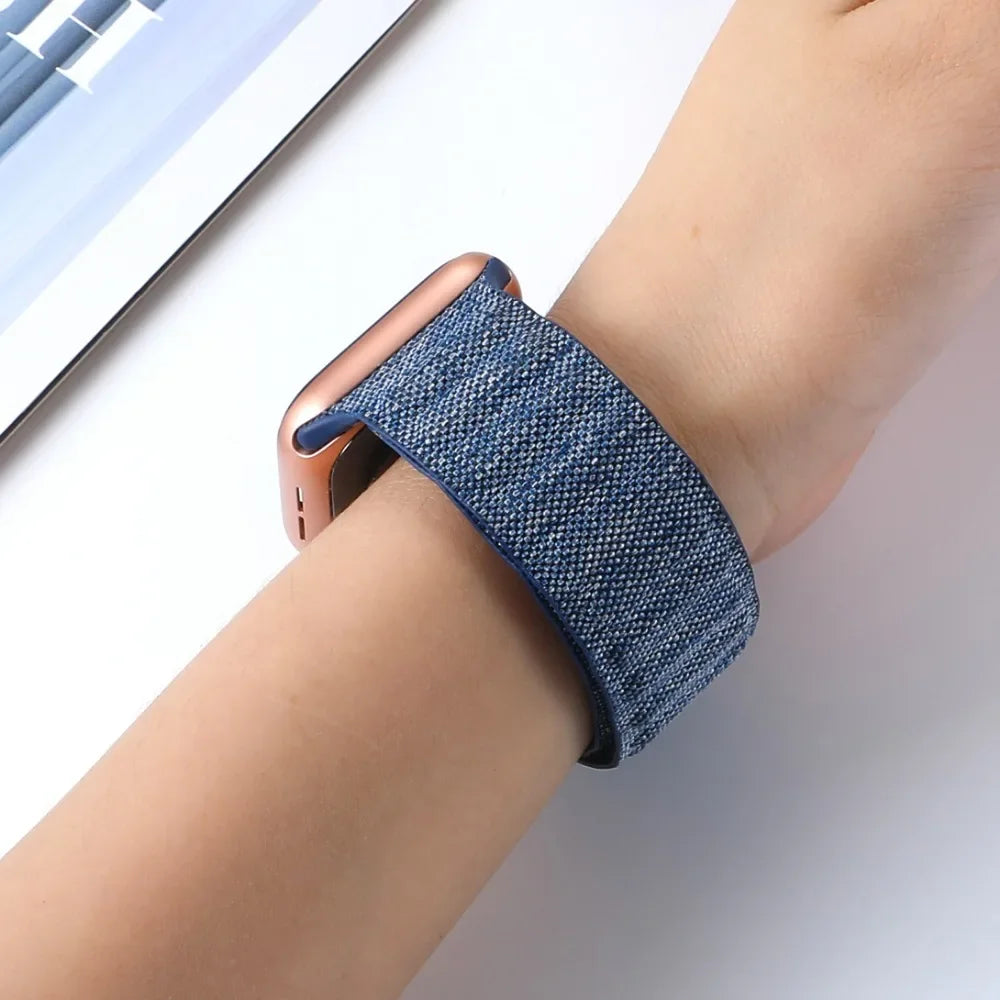 Casual Denim Magnetic Band for Apple Watch