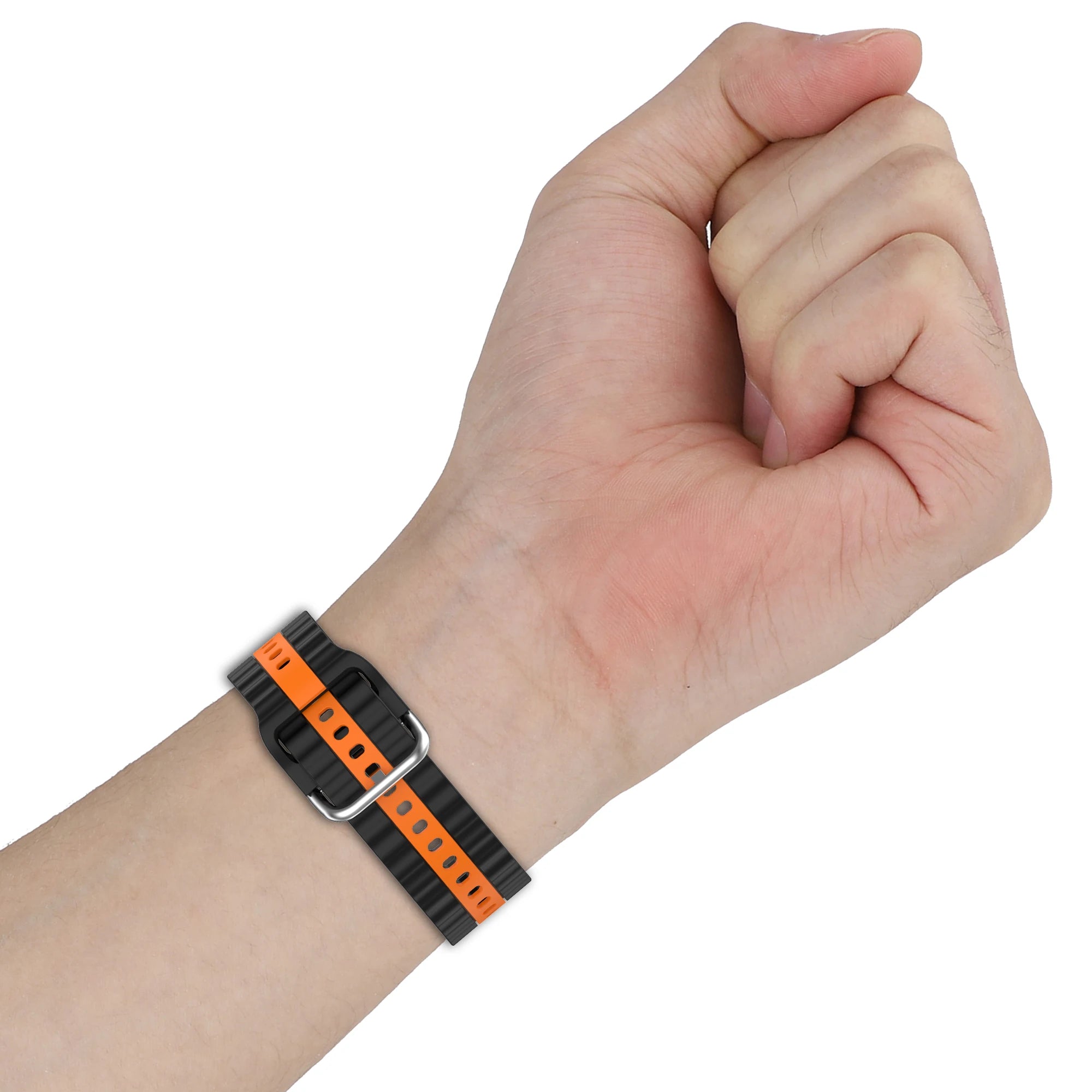 Dual-Color Silicone Strap for Samsung Galaxy Watch 8 / Galaxy Watch 8 Classic
