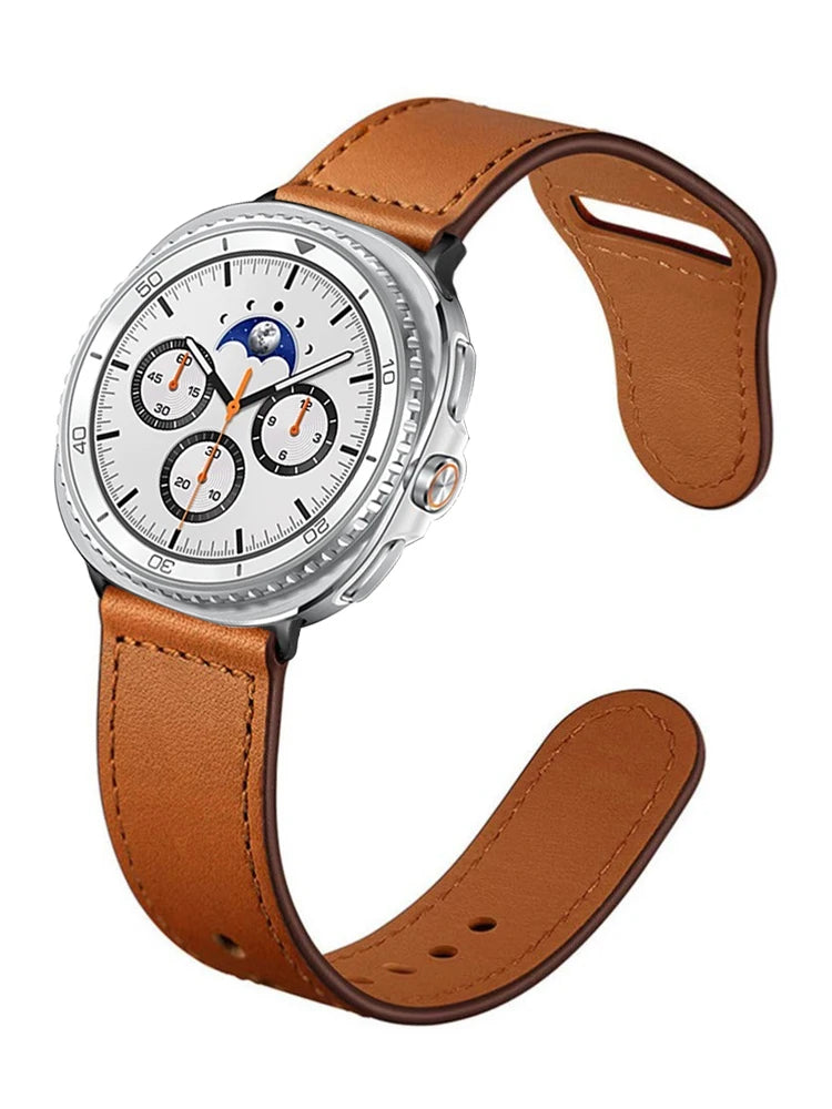 Comfortable Leather Wrist Strap for Samsung Galaxy Watch Ultra (2025)