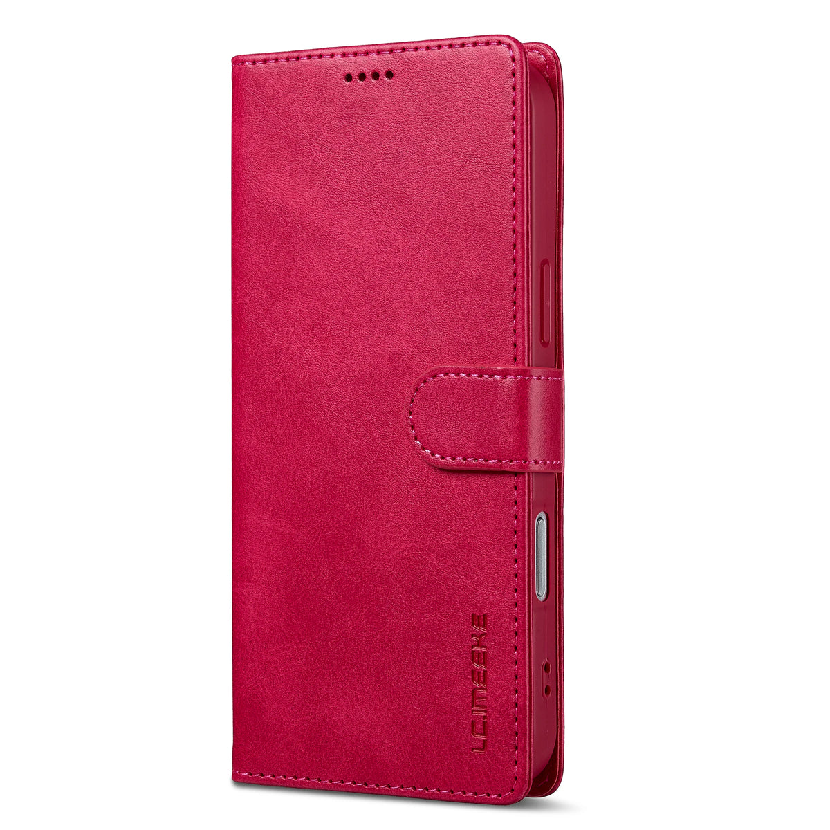 Textured Leather 3-Card Wallet Flip Case with Kickstand for iPhone 17 Series