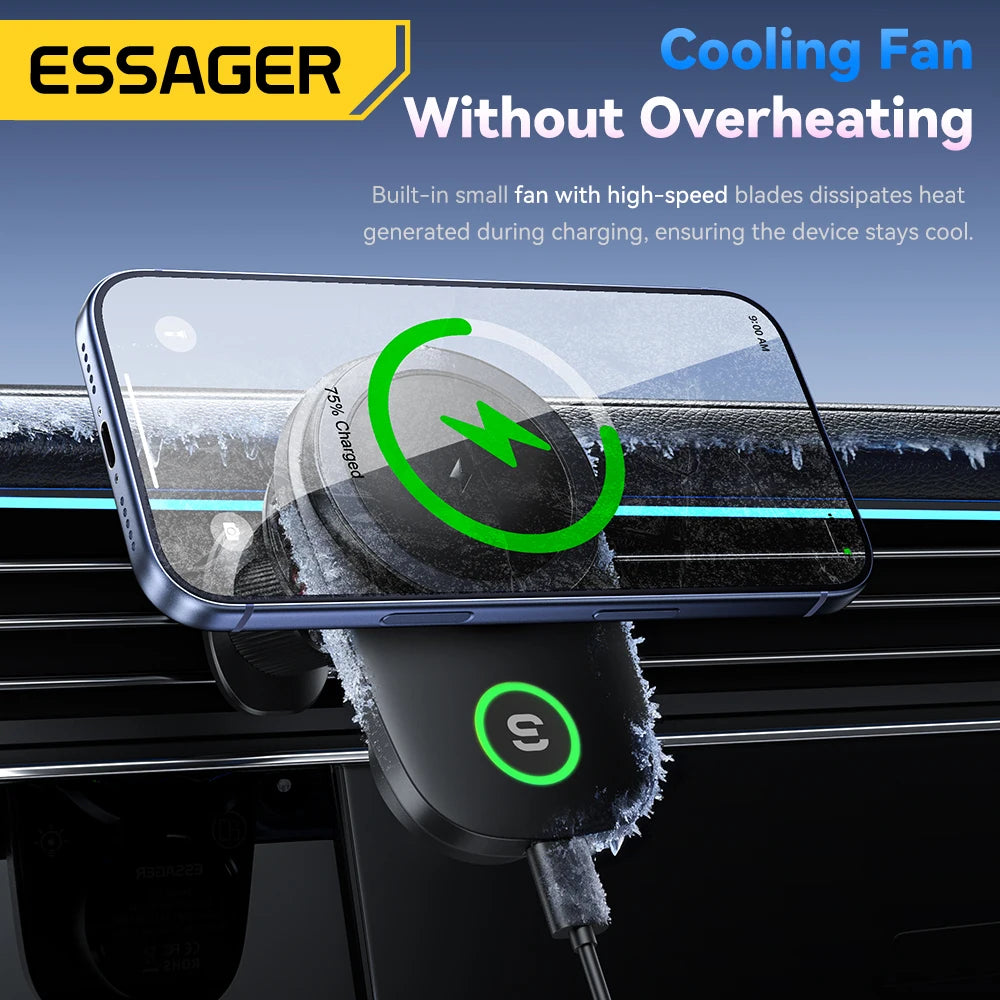 Essager Strong Magnet Car Charger Stand for Air Vent Mounting