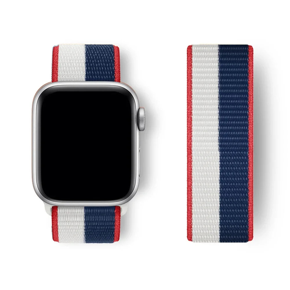 Patriotic Color Nylon Sport Band for Apple Watch