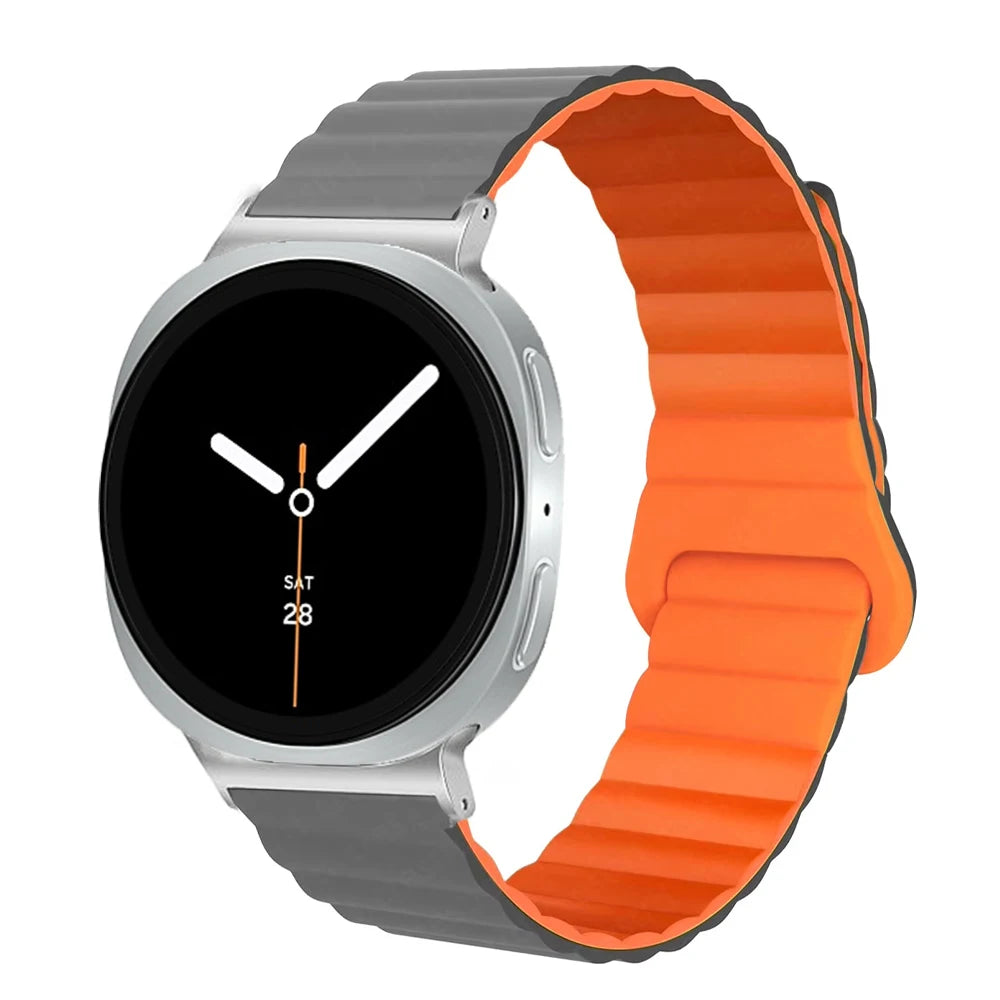 Adjustable Magnetic Silicone Bracelet for Samsung Galaxy Watch 8 & Galaxy Watch 8 Classic