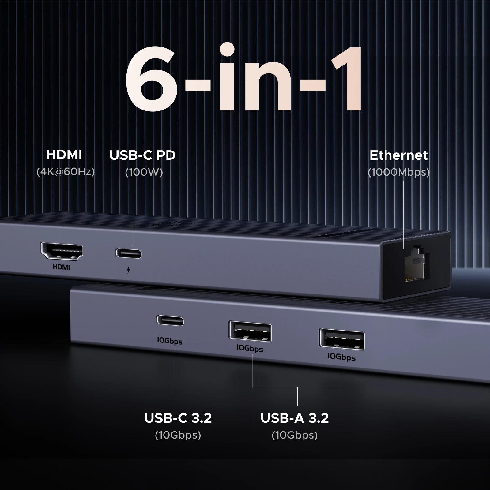 UGREEN Revodok Pro 6-in-1 USB-C Docking Station