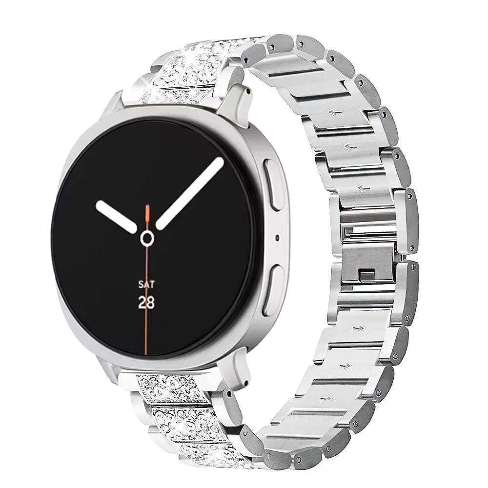 Slim Stainless Steel Glitter Strap for Samsung Galaxy Watch 8 & Galaxy Watch 8 Classic