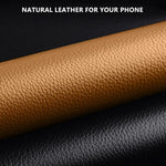 Luxury Electroplated Leather Case with Hard PC Frame for OPPO Find X7 and Find X7 Ultra