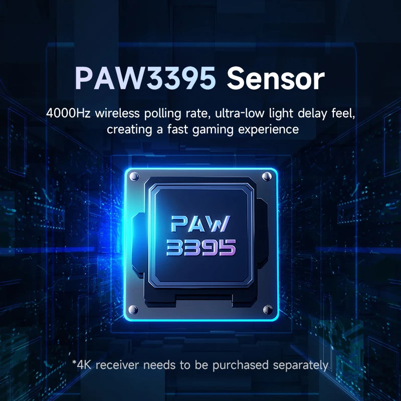 MCHOSE A5 V2 Ultra Tri-Mode Wireless Gaming Mouse