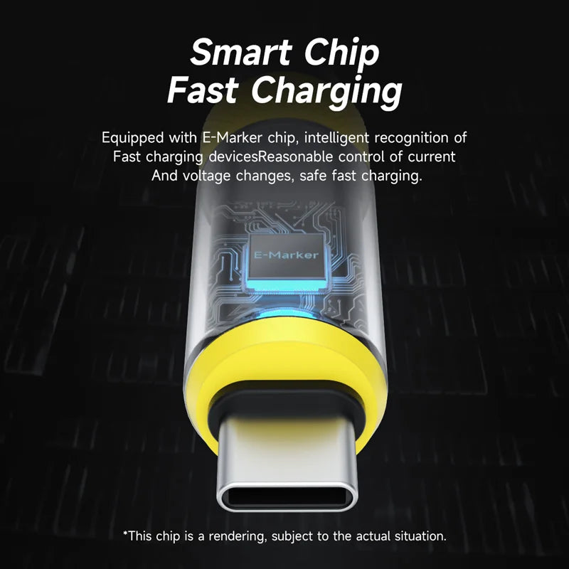 Hagibis 240W PD Fast Charging USB-C Cable with LED Display