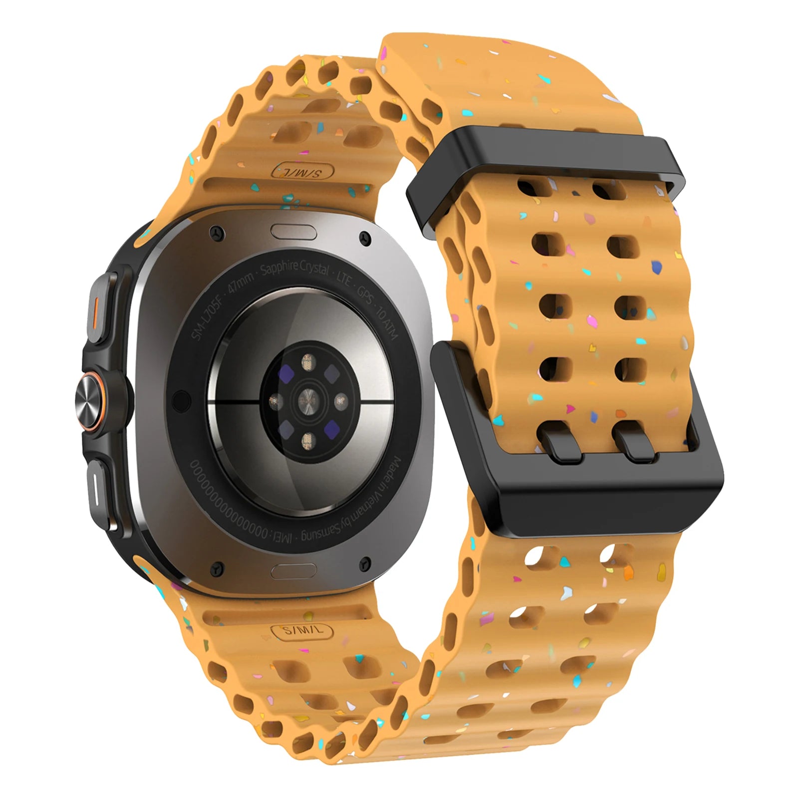 High-Quality Marine Silicone Band for Samsung Galaxy Watch Ultra and Samsung Galaxy Watch Ultra (2025)