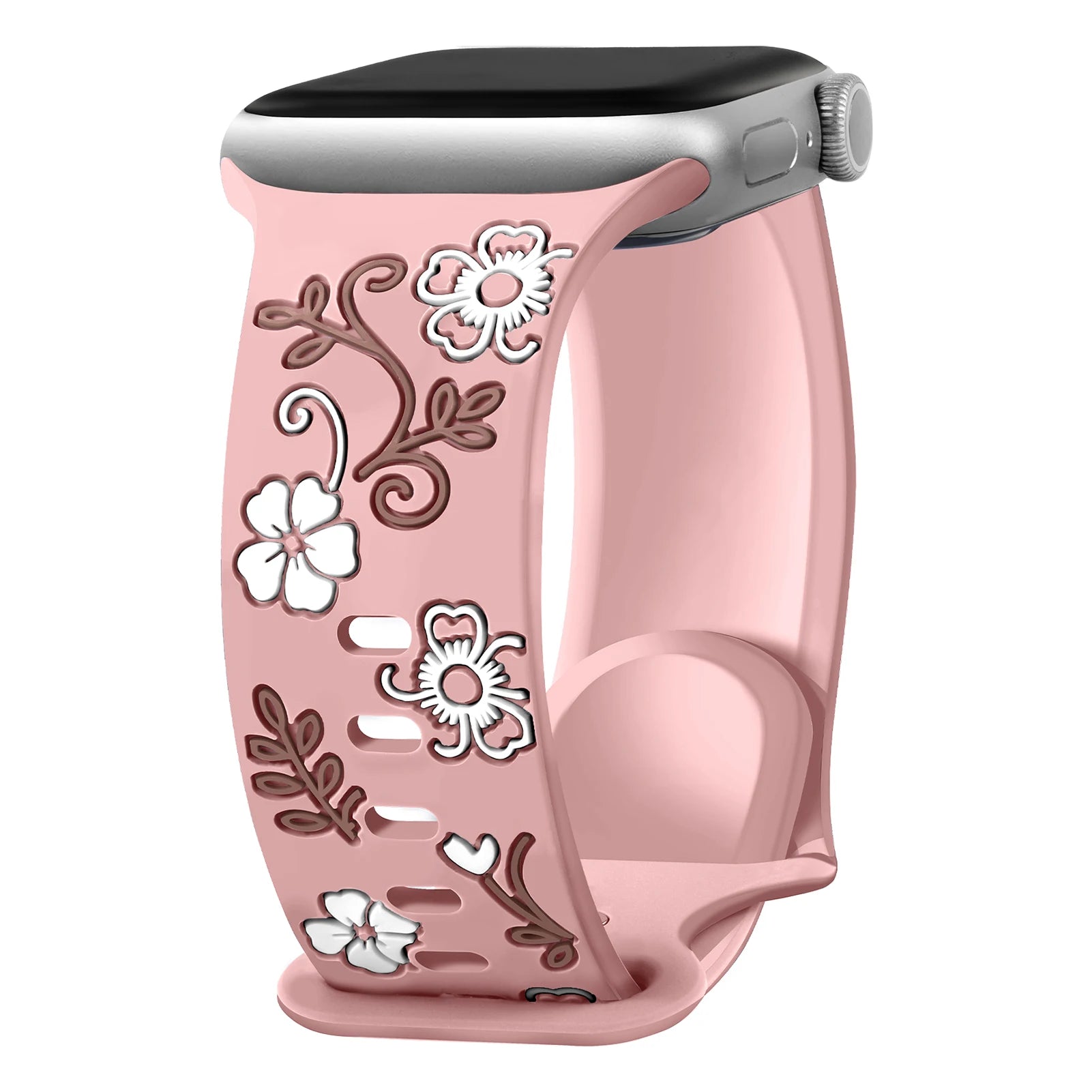 Soft Engraved Silicone Strap for Apple Watch