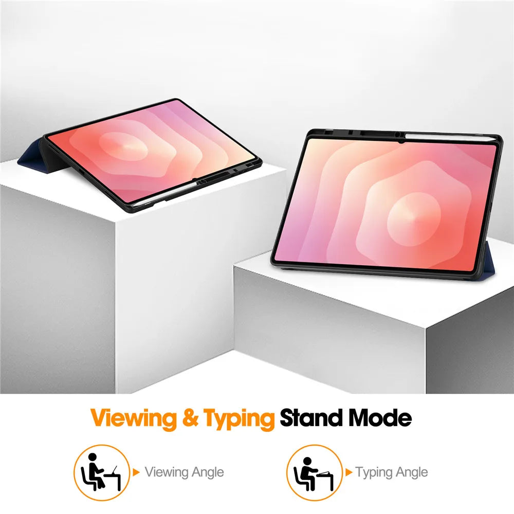 Samsung Galaxy Tab S11 Ultra Case with Magnetic Stand & Pencil Holder