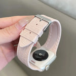 Soft Lychee Pattern Silicone Strap for Apple Watch