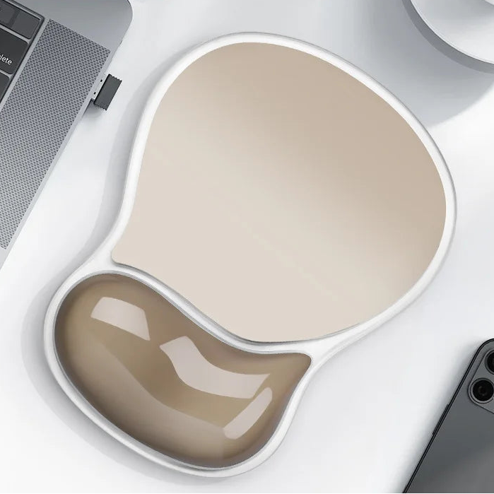Transparent Silicone Ergonomic Mouse Pad Wrist Rest