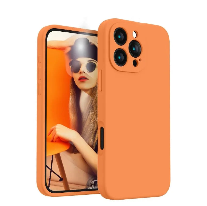 Premium Liquid Silicone Protective Case for iPhone 16 Series