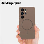 Shockproof Liquid Silicone Magnetic Case for Samsung Galaxy S25 Series