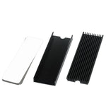 Aluminum M.2 2280 SSD Heatsink with Thermal Pad