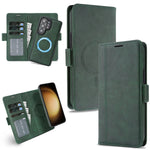 Leather Detachable Magnetic Wallet Case with 3-Card Slots for Samsung Galaxy S25 Series