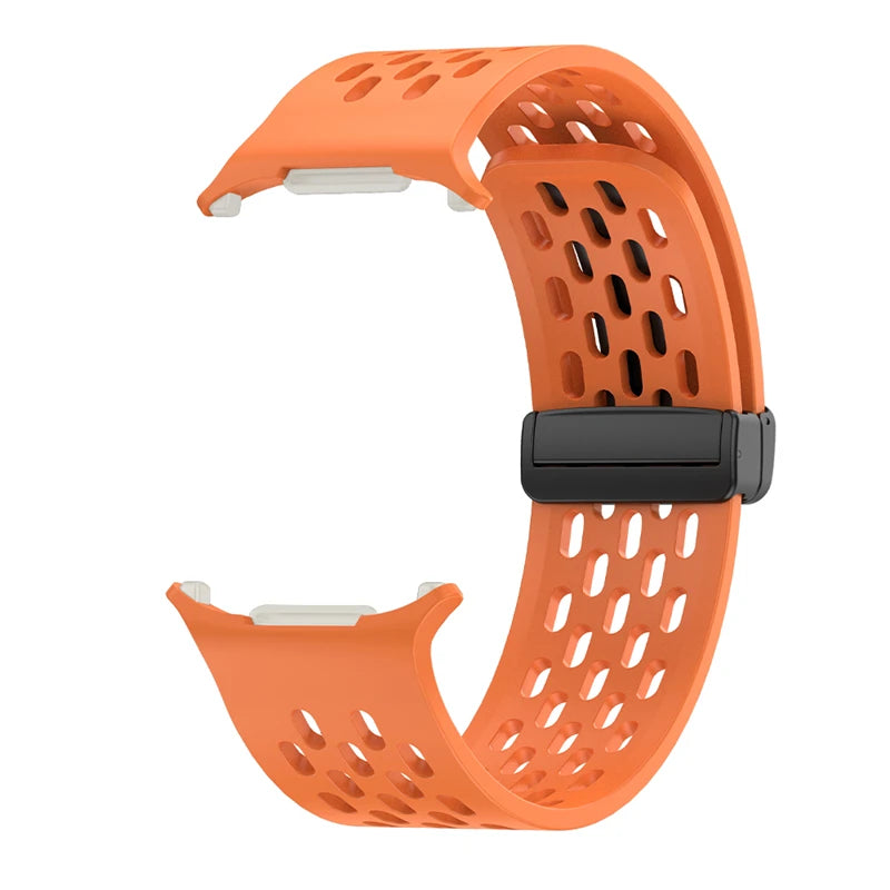 No-Gap Magnetic Silicone Sport Band for Samsung Galaxy Watch Ultra and Samsung Galaxy Watch Ultra (2025)