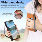 Samsung Galaxy S26 Series Leather Flip Case with Card Holder