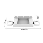 Wall-Mount VR Headset Storage with Controller Holders