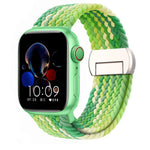 Stretchable Braided Solo Loop with Magnetic Closure for Apple Watch