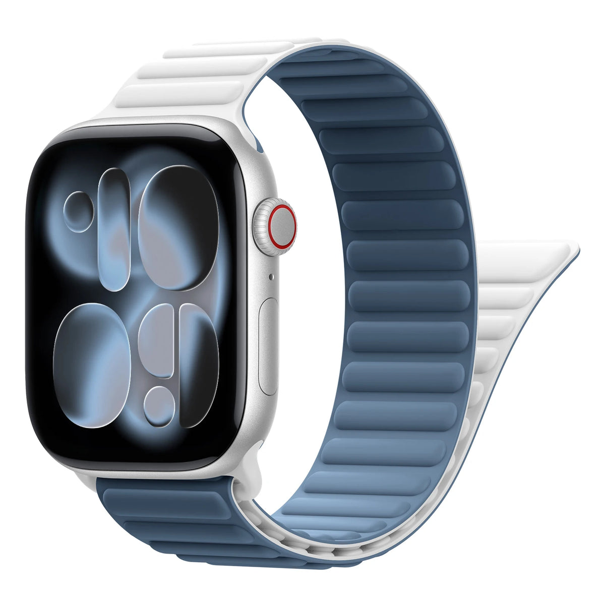 Silicone Magnetic Closure Band with N55 Magnets for Apple Watch