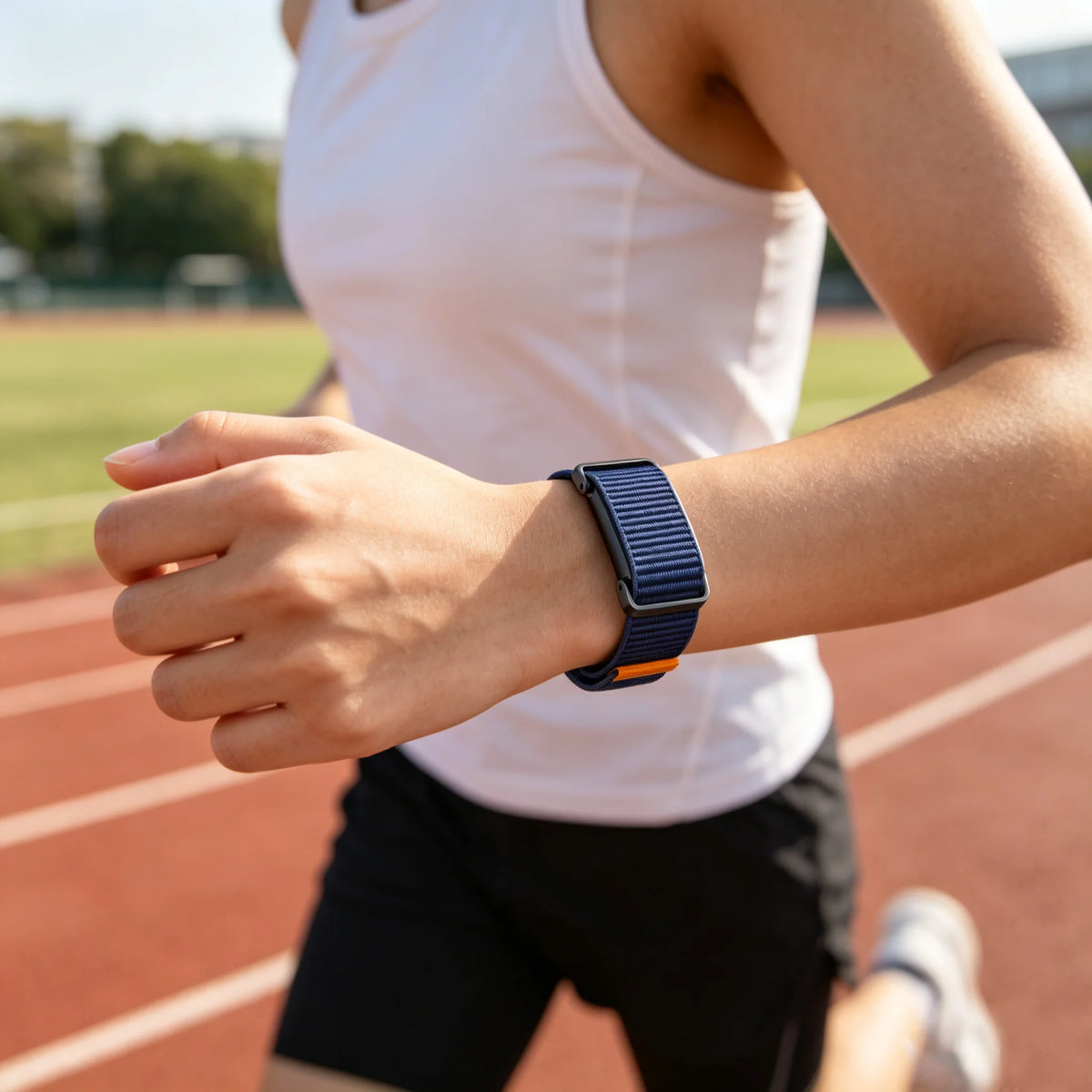 Woven Nylon Loop Strap For Google Fitbit Air
