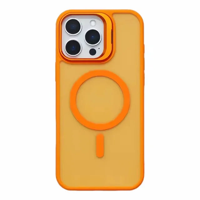 iPhone 16 Series Matte MagSafe Case with Bracket Stand Support