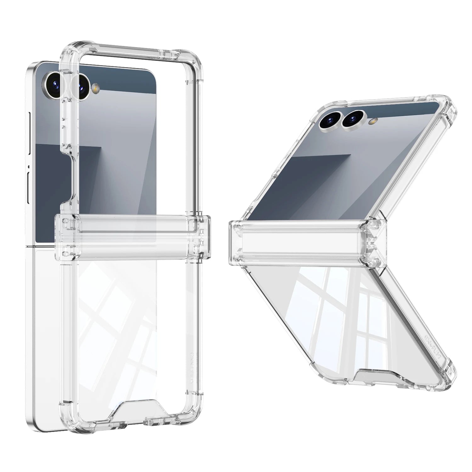 Four-Corner Shockproof Clear Case for Samsung Galaxy Z Flip 8