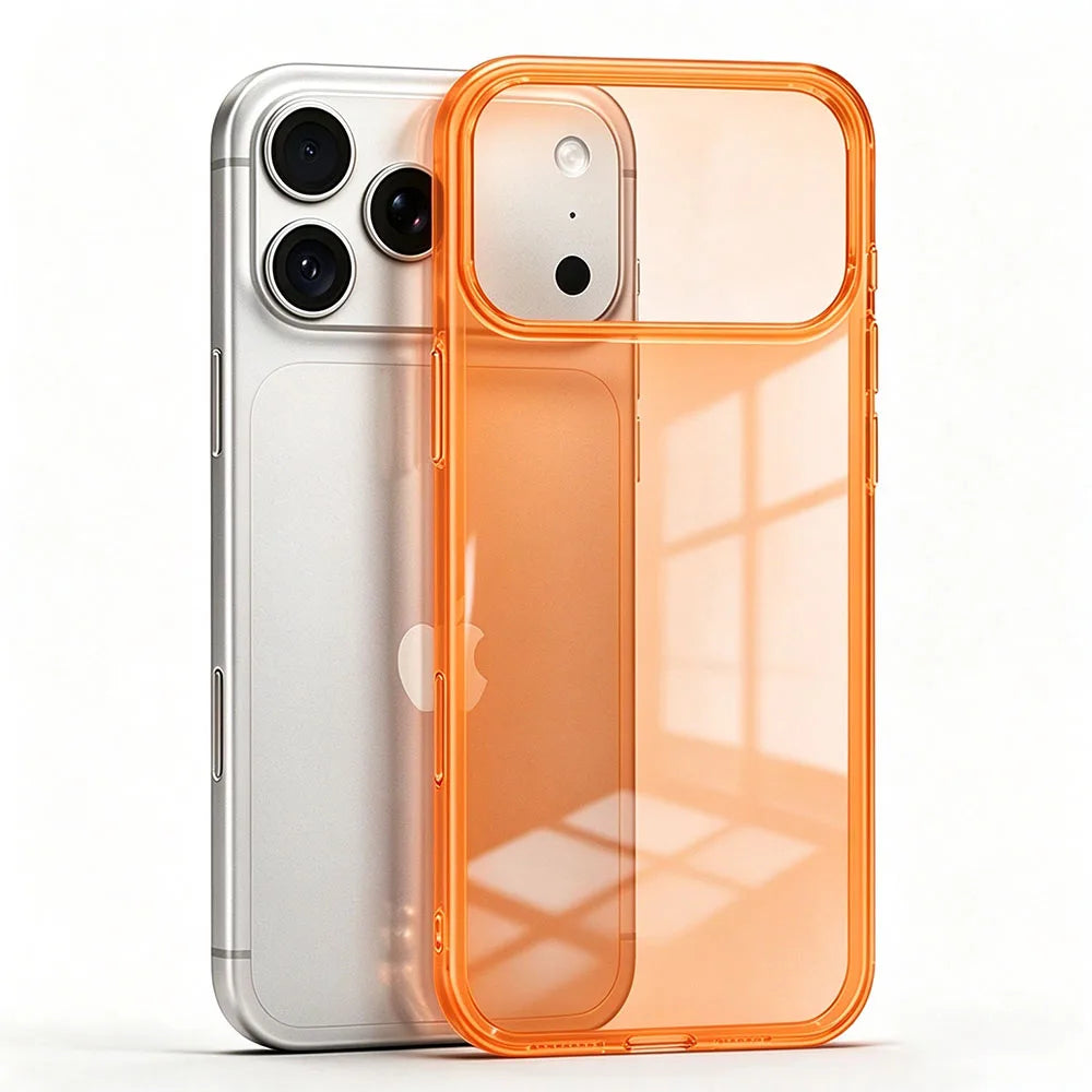 Crystal Clear Protective Case with Raised Camera Ring for iPhone 17 Series