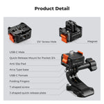 K&F Concept 360-Degree Rotatable DJI Osmo Pocket Charging Stand