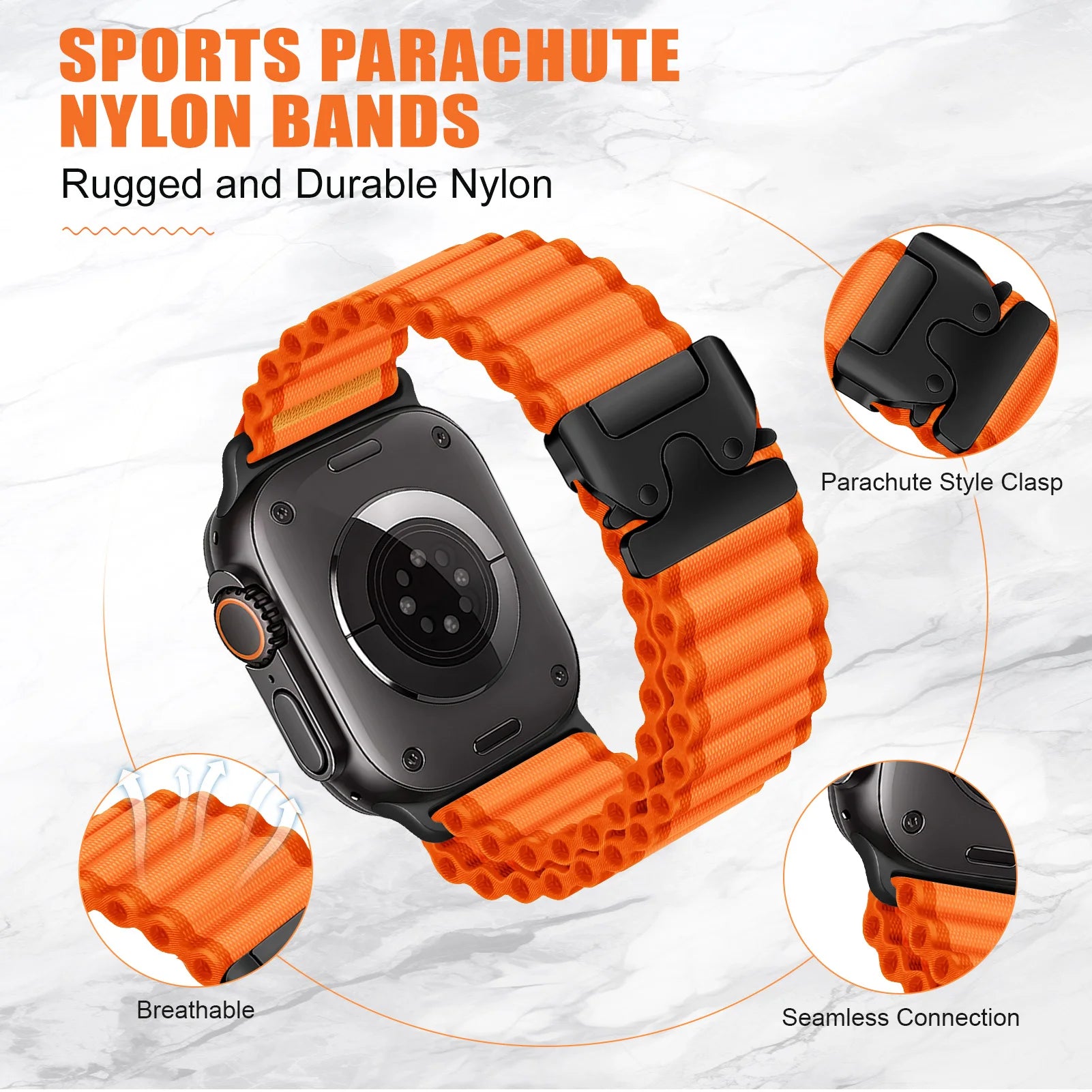 Sport Nylon Strap for Apple Watch