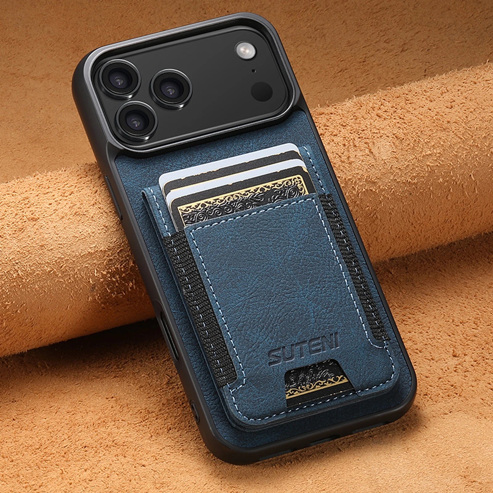 Premium PU Leather Wallet Case for iPhone 17 Series