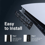 Cooling Fan with LED Light for PlayStation 5 Console (Disc and Digital Editions)