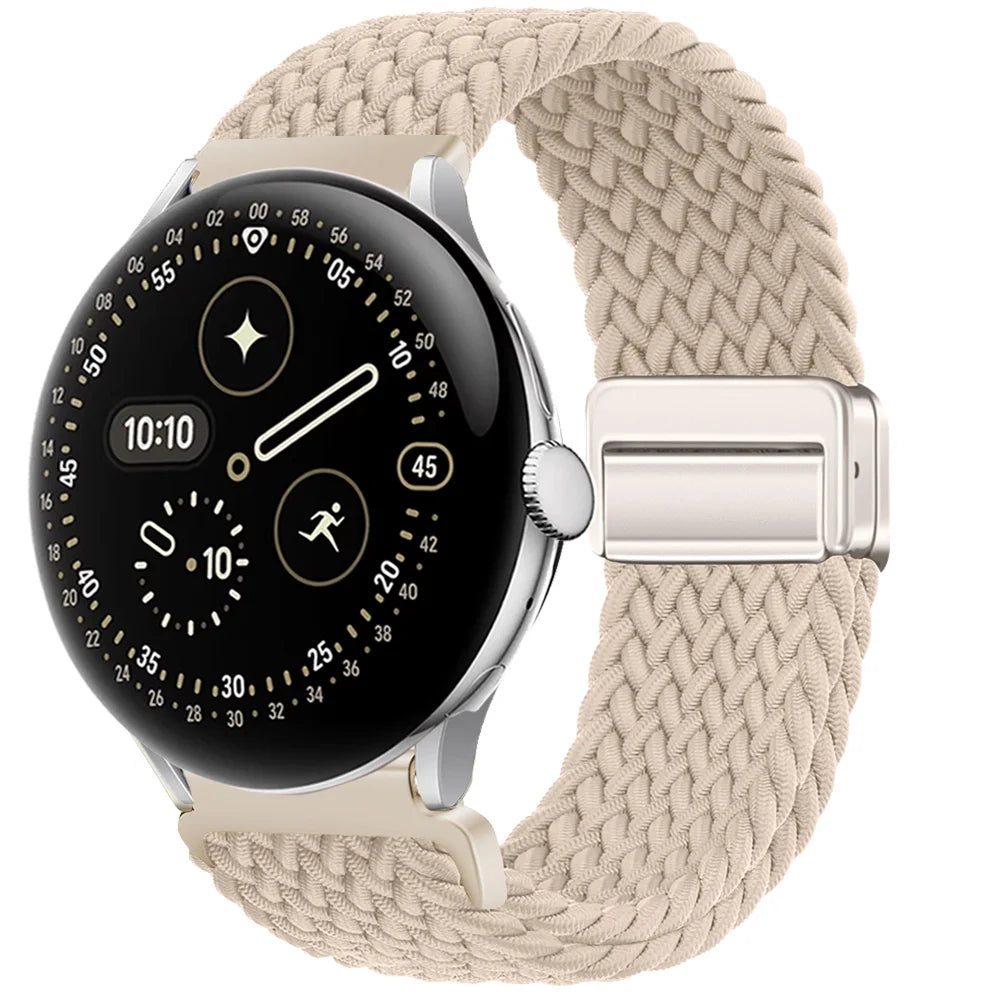 Breathable Nylon Braided Band For Google Pixel Watch 4