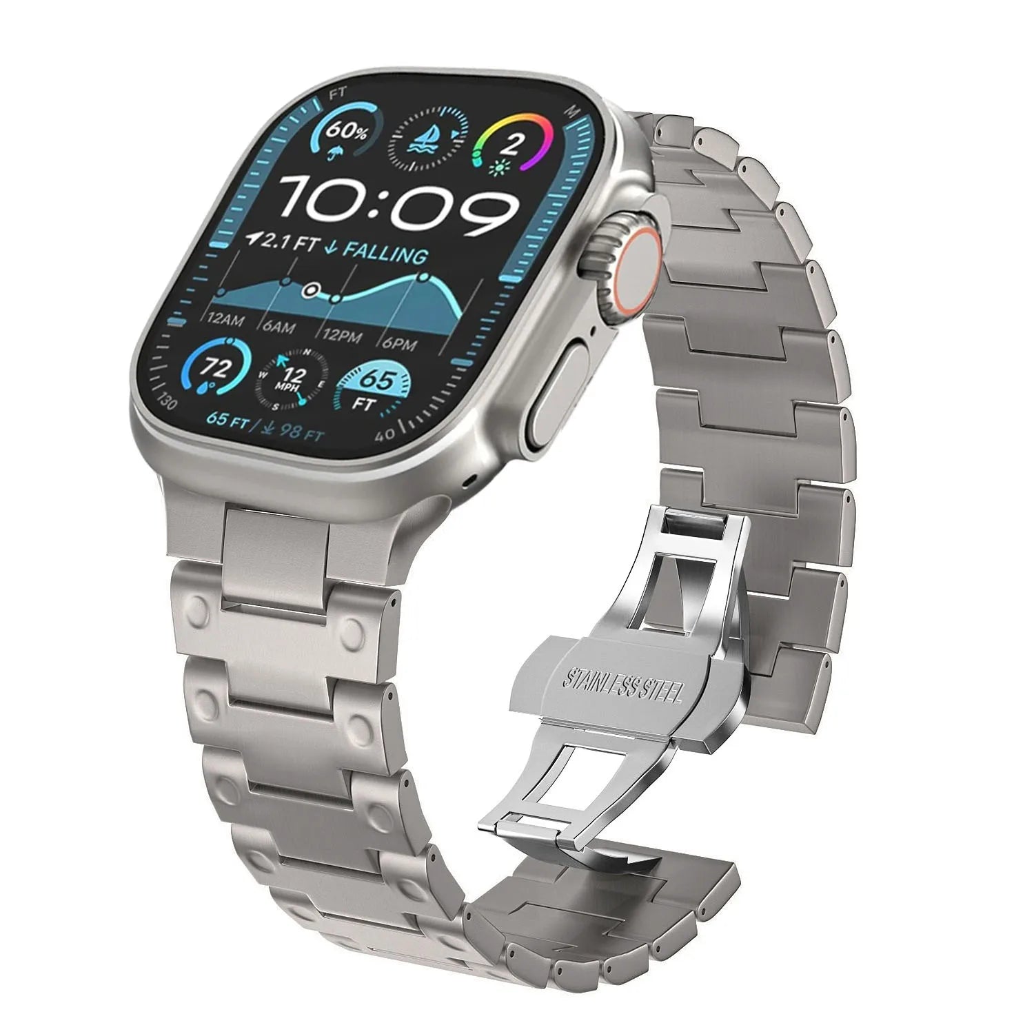 Luxury Metal Link Strap for Apple Watch