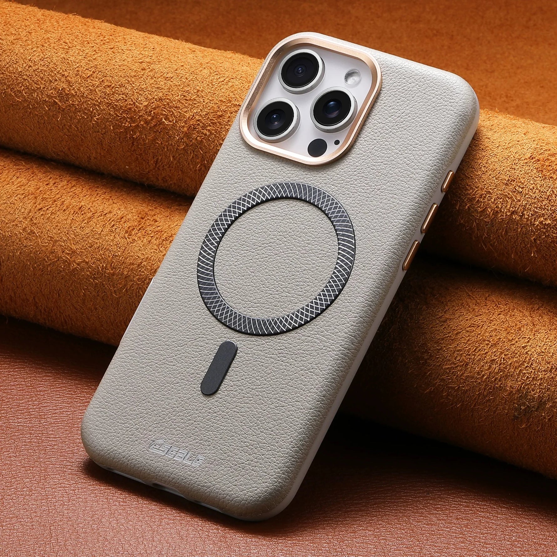 Shockproof Business Leather MagSafe Case for iPhone 15 Series
