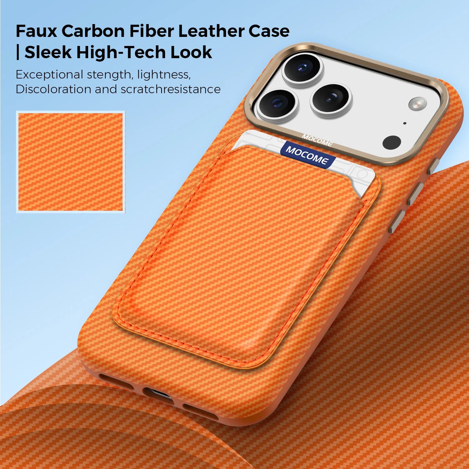 Slim Business MagSafe Case with Detachable Card Holder for iPhone 17 Series