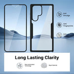 Clear Protective Case for Samsung Galaxy S25 Series with Camera & Screen Protection