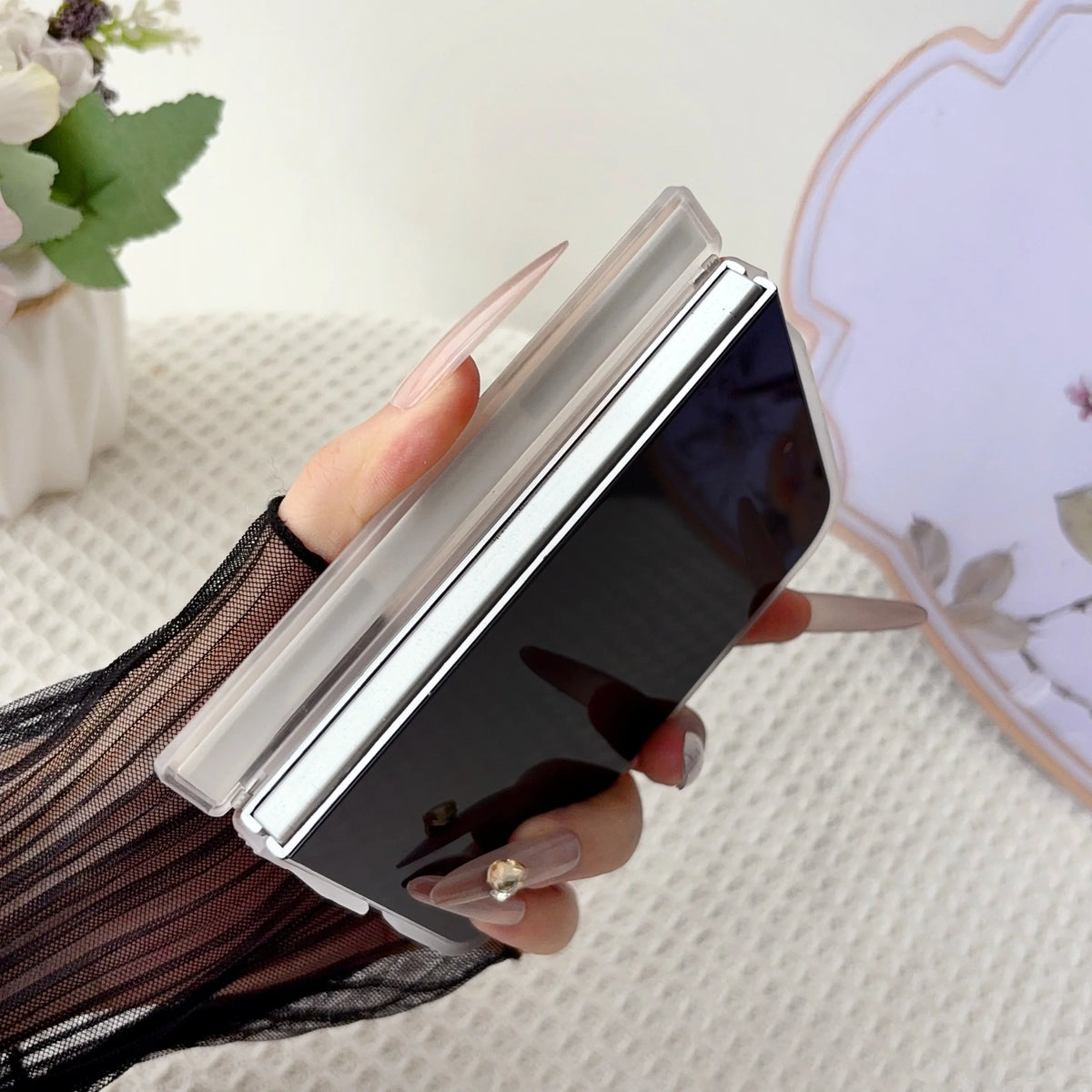 Slim Shockproof MagSafe Case with Color-Blocking Design for iPhone Duo